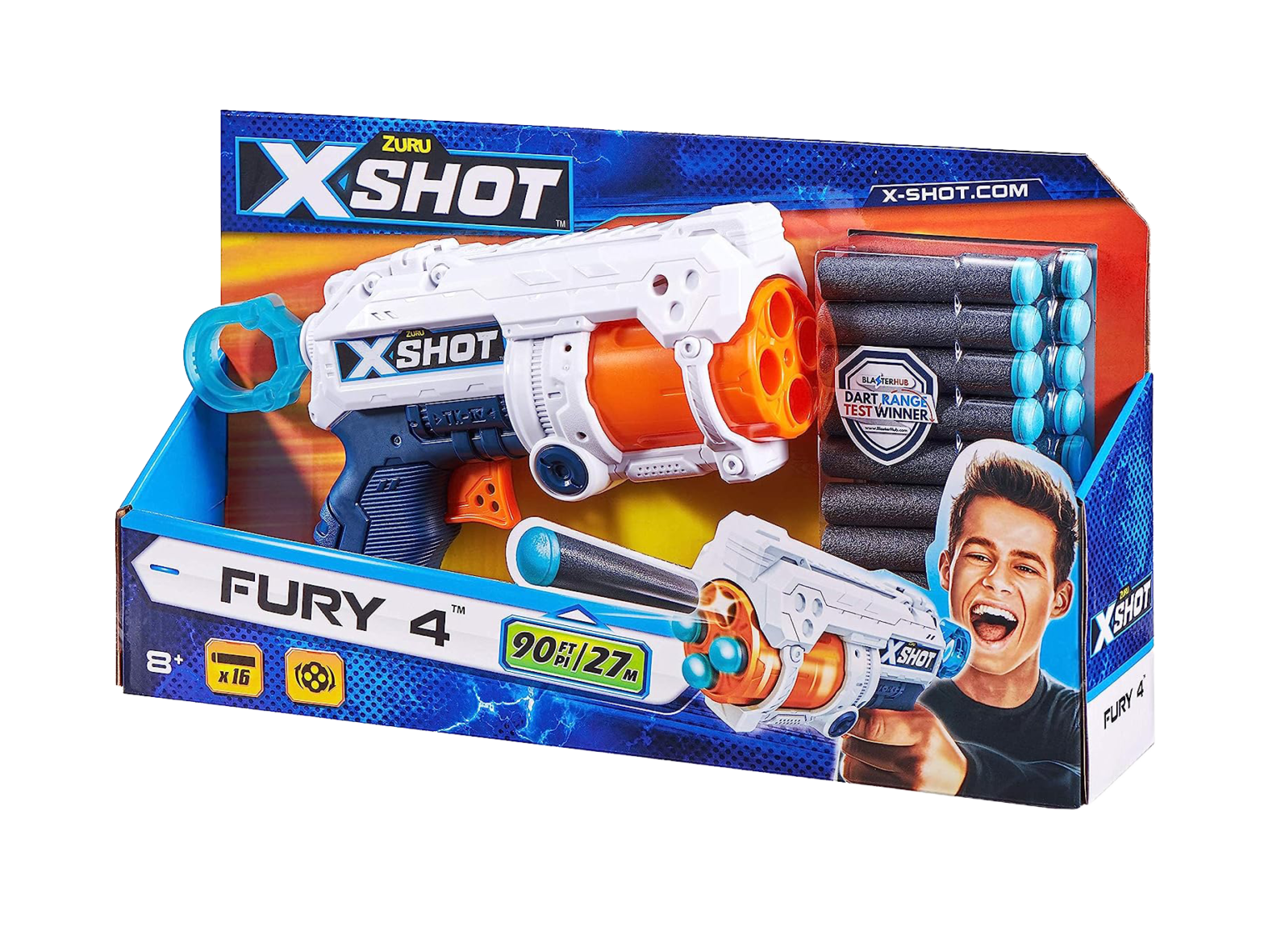 ZURU- Pistolet XSHOT Fury 4