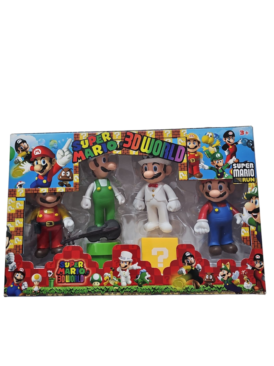 Figurines super mario 5pcs